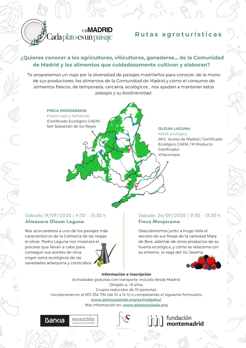 Cartel rutas agroturísticas web