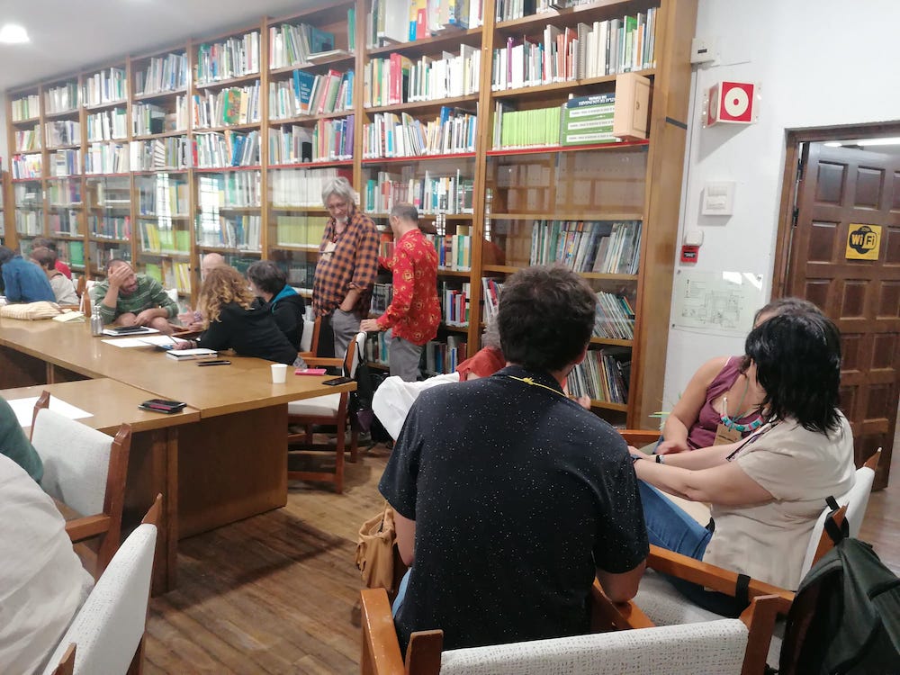 Debatiendo en las IV Jornadas de Educación Ambiental