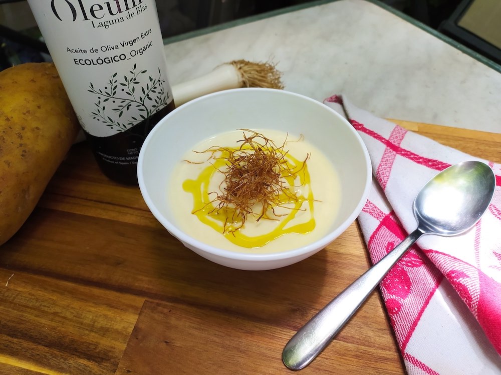 Receta de Vichyssoise o crema fría de puerros