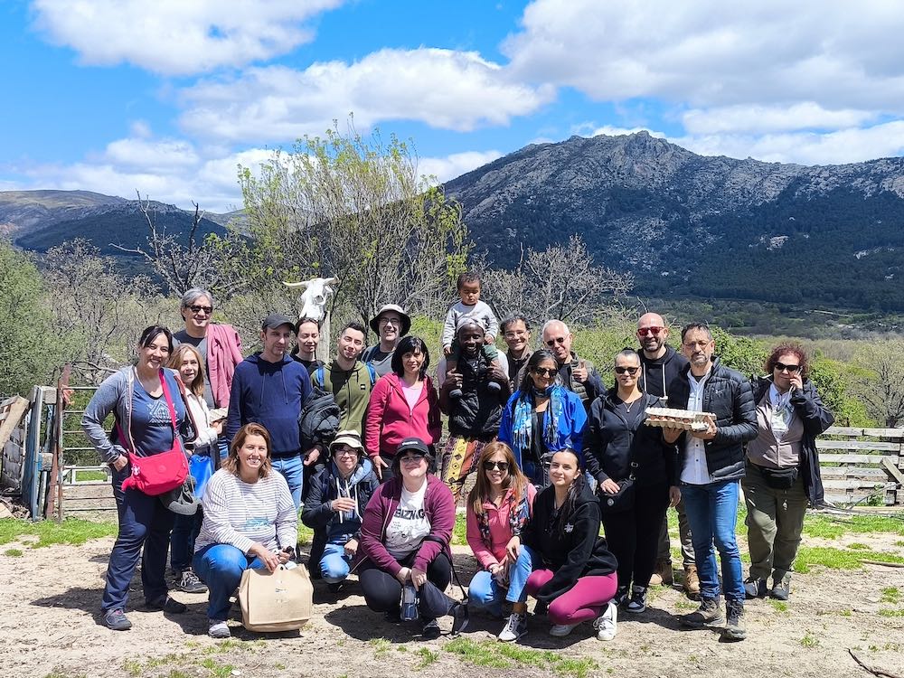 Foto de grupo en La Caperuza