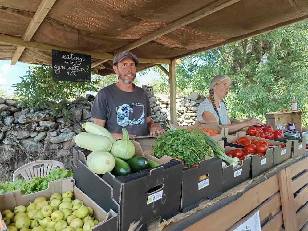 Venta de verduras y hortalizas