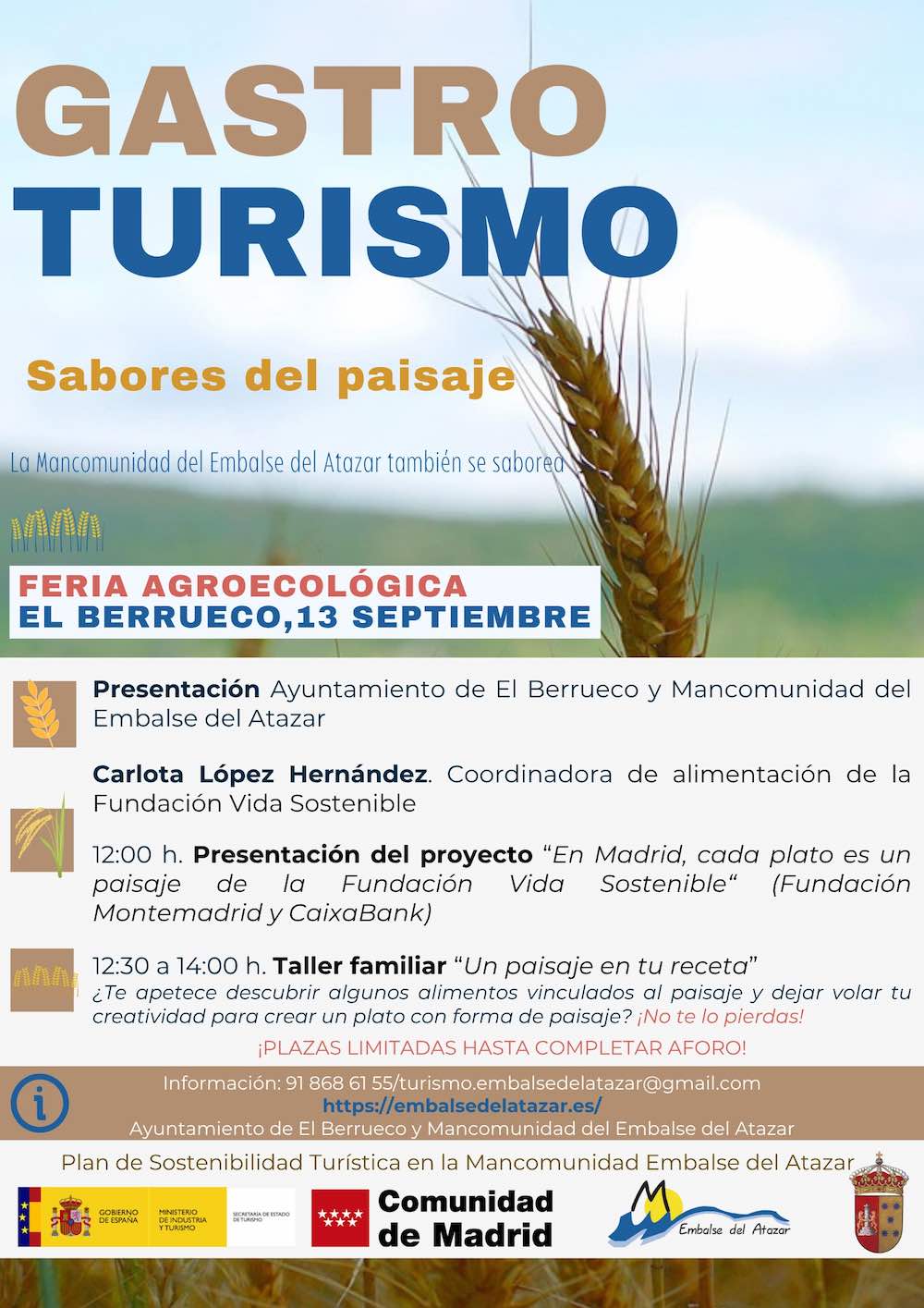 Cartel – Jornada gastroturismo El Berrueco